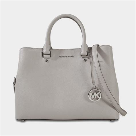 michael kors purses savannah pearl gray and black|Michael Kors.